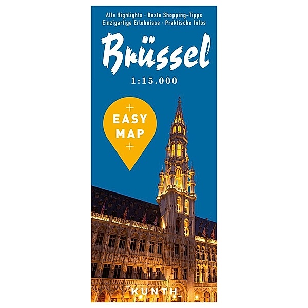 Kunth Easy Map / KUNTH EASY MAP Brüssel 1:15.000