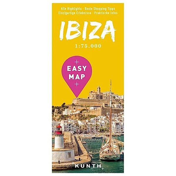 Kunth Easy Map / KUNTH EASY MAP Ibiza 1:75.000, KUNTH Verlag