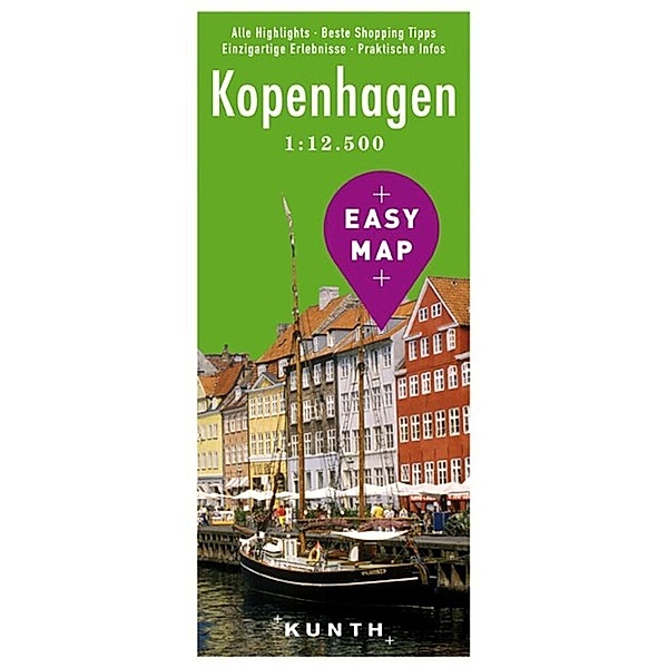 Kunth Easy Map / KUNTH EASY MAP Kopenhagen 1:12.500, KUNTH Verlag