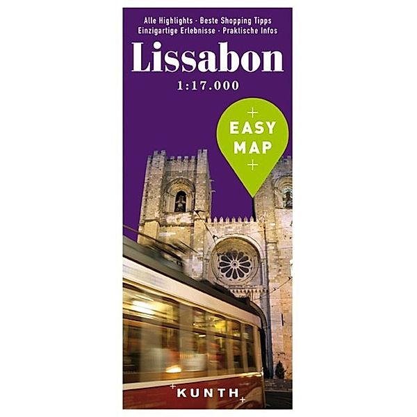 Kunth Easy Map / KUNTH EASY MAP Lissabon 1:17.000, KUNTH Verlag