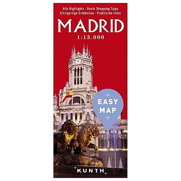 Kunth Easy Map / KUNTH EASY MAP Madrid 1:13.000, KUNTH Verlag