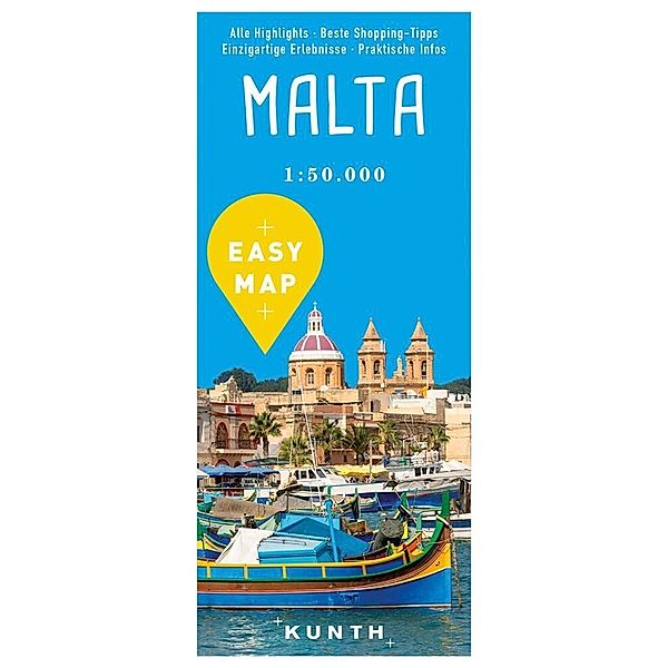 Kunth Easy Map / KUNTH EASY MAP Malta 1:50.000