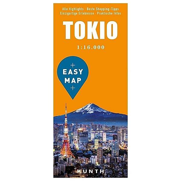 Kunth Easy Map / KUNTH EASY MAP Tokio 1:16.000