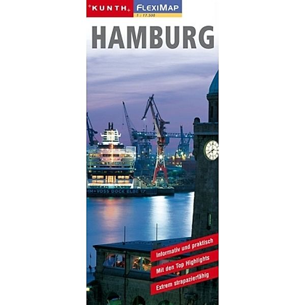 KUNTH FlexiMap Hamburg 1:17500