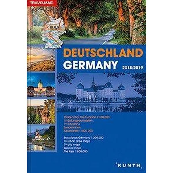 KUNTH Reiseatlas Deutschland / Germany 2018/2019