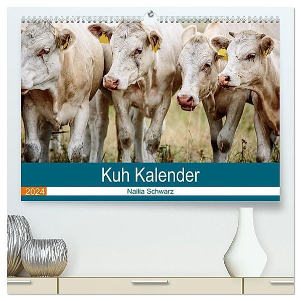 Kur Kalender (hochwertiger Premium Wandkalender 2024 DIN A2 quer), Kunstdruck in Hochglanz, Nailia Schwarz