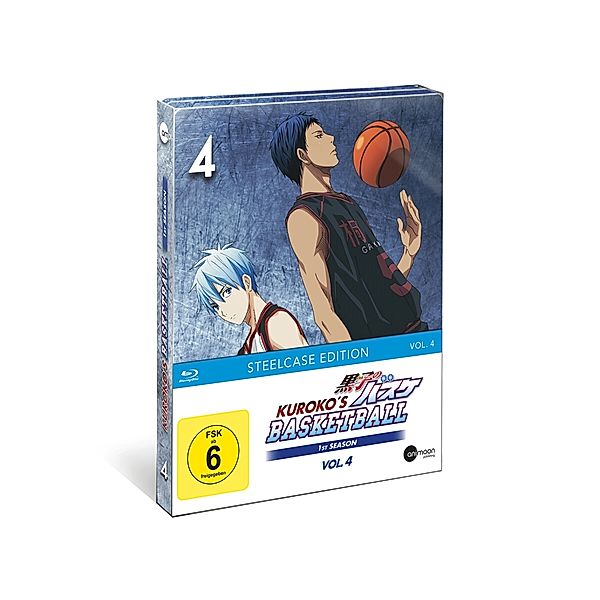 Kuroko's Basketball Season 1 Vol.4 (DVD) Steelcase Edition, Kuroko's Basketball