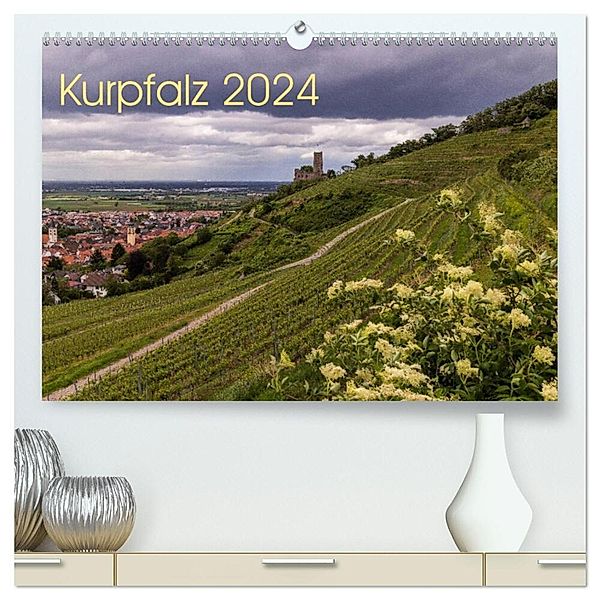 Kurpfalz 2024 (hochwertiger Premium Wandkalender 2024 DIN A2 quer), Kunstdruck in Hochglanz, Holger Losekann