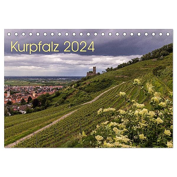 Kurpfalz 2024 (Tischkalender 2024 DIN A5 quer), CALVENDO Monatskalender, Holger Losekann