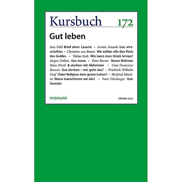 Kursbuch 172 / Kursbuch Bd.172