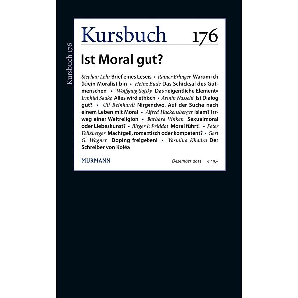 Kursbuch 176 / Kursbuch Bd.176