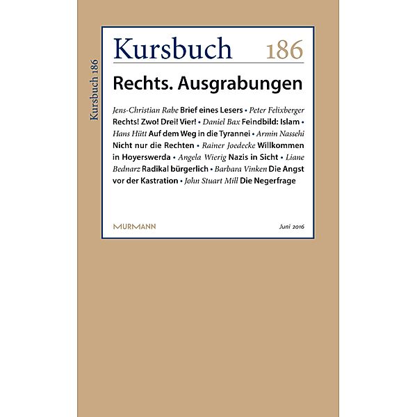 Kursbuch 186 / Kursbuch Bd.186