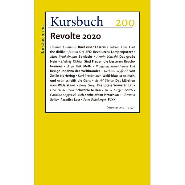 Kursbuch 200 / Kursbuch Bd.200