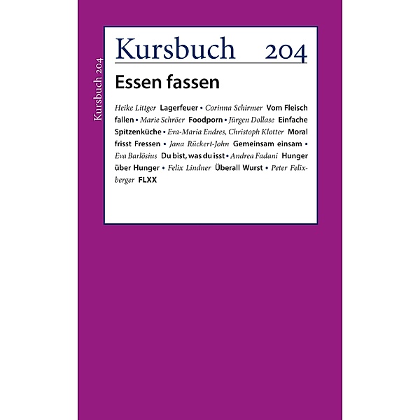 Kursbuch 204 / Kursbuch Bd.204