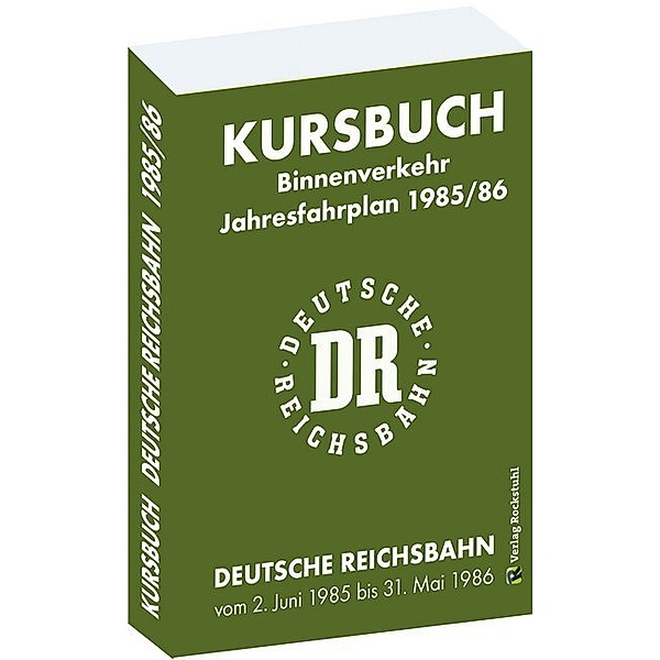 Kursbuch der Deutschen Reichsbahn 1985/86