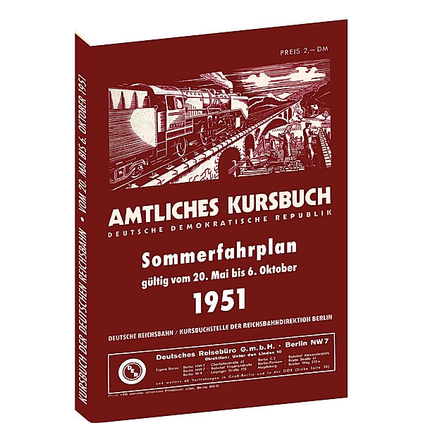 Kursbuch der Deutschen Reichsbahn - Sommerfahrplan 1951