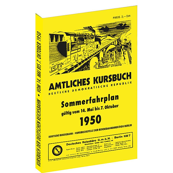 Kursbuch der Deutschen Reichsbahn - Sommerfahrplan 1950