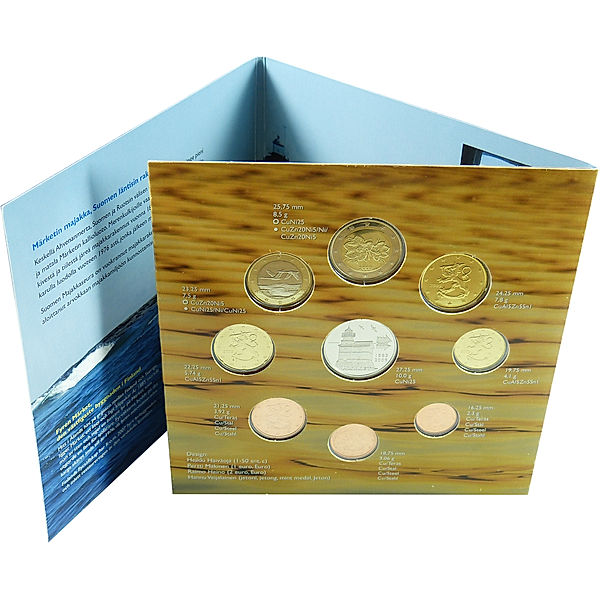 Kursmünzensatz Finnland 2009