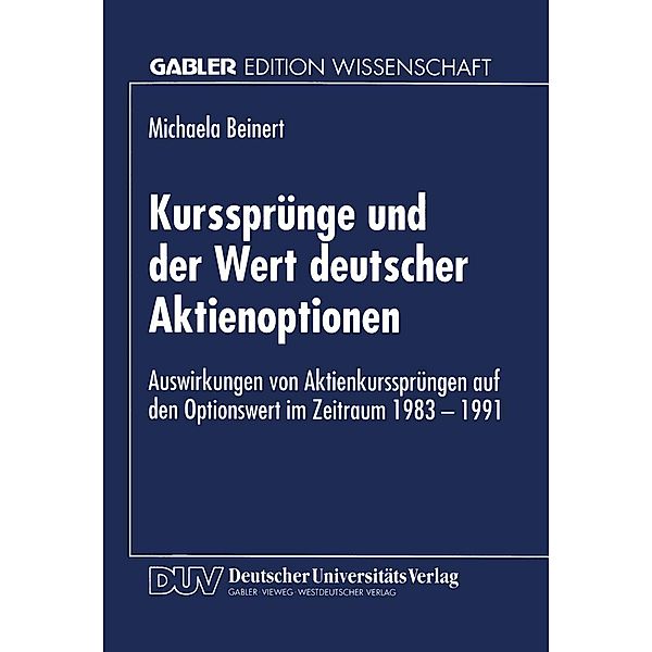 Kurssprünge und der Wert deutscher Aktienoptionen