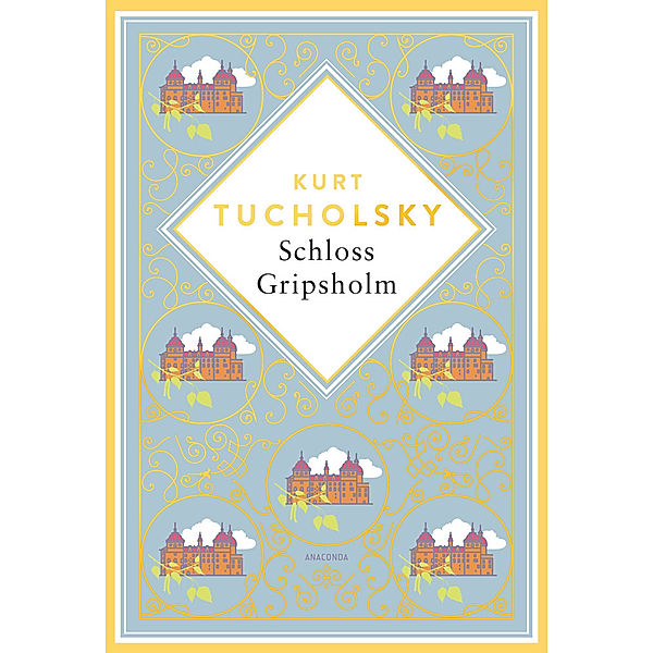 Kurt Tucholsky, Schloss Gripsholm. Eine Sommergeschichte. Schmuckausgabe mit Goldprägung, Kurt Tucholsky