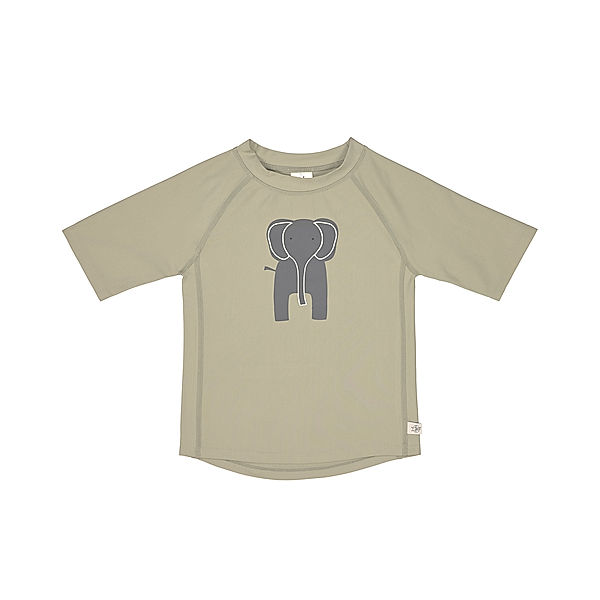 Lässig Kurzarm-Badeshirt ELEPHANT in olive