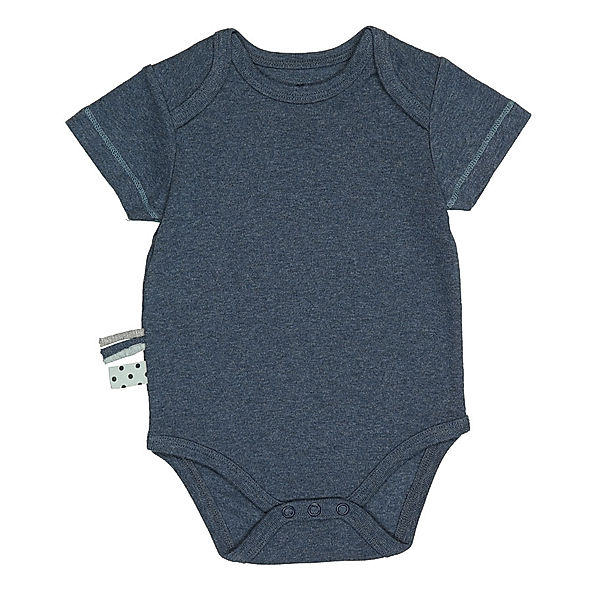 OrganicEra Kurzarm-Body AYLIN UNI in indigo melange