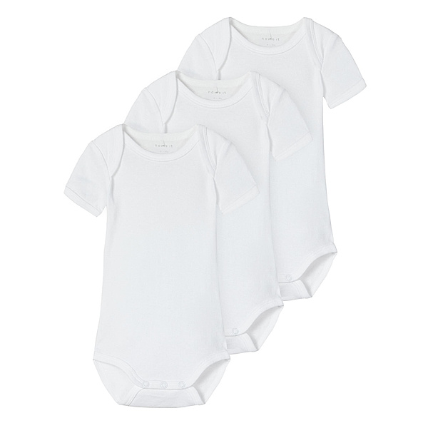 name it Kurzarm-Body NBNBODY 3er-Pack in bright white