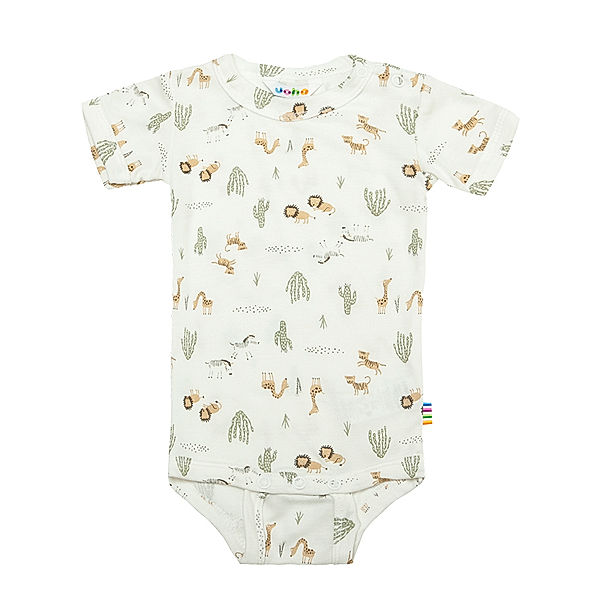 Joha Kurzarm-Body WILD AOP in offwhite