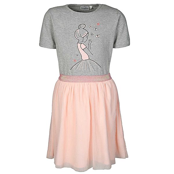 tausendkind collection Kurzarm-Kleid BALLERINA in rosa/grau