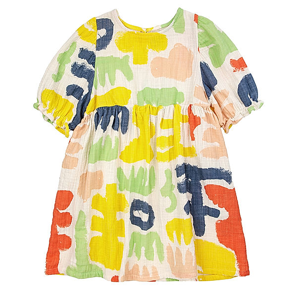 Bobo Choses Kurzarm-Kleid CARNIVAL in offwhite