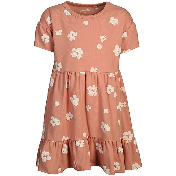 Sanetta Pure Kurzarm-Kleid CLOUDY in rose dawn