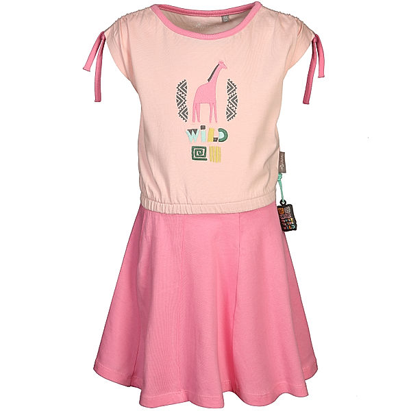 Sigikid Kurzarm-Kleid GIRAFFE in rosa/pink