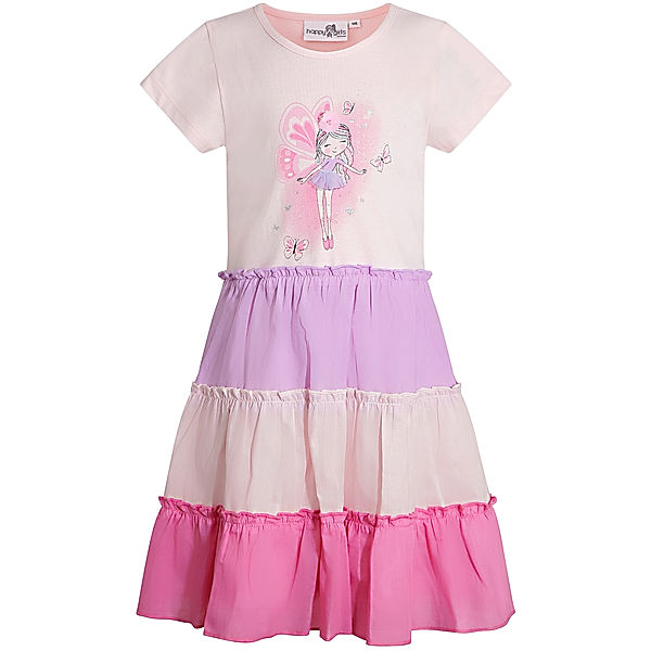 happy girls Kurzarm-Kleid LITTLE FAIRY in rose