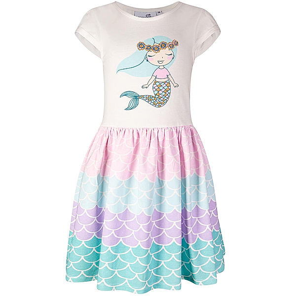 happy girls Kurzarm-Kleid MERMAID in ice blue