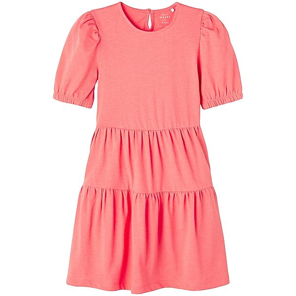 name it Kurzarm-Kleid NKFVIVALDI in georgia peach