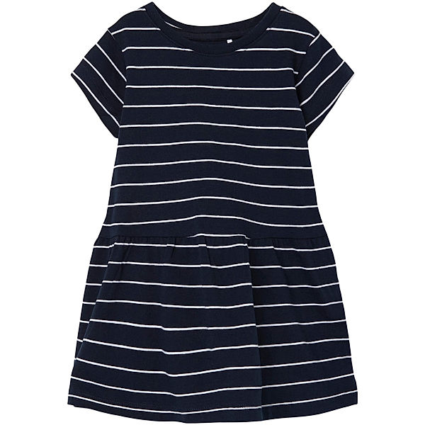 name it Kurzarm-Kleid NMFVAMAJA STRIPES in dark sapphire