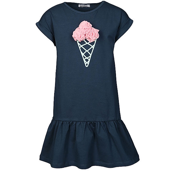 zoolaboo Kurzarm-Kleid SOFT ICE CREAM in dunkelblau