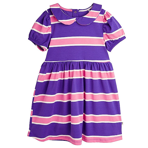 mini rodini Kurzarm-Kleid STRIPE in purple