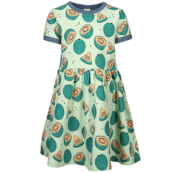 Meyadey Kurzarm-Kleid WATERMELON in hellblau/bunt