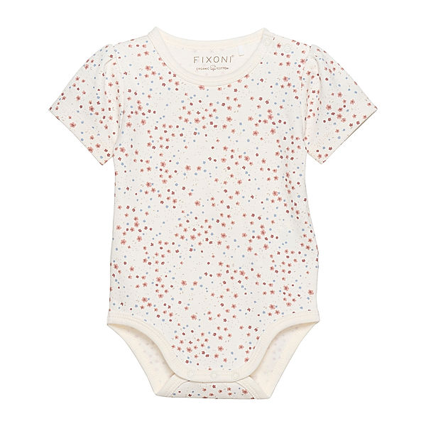 FIXONI® Kurzarmbody LITTLE FLOWERS AOP in misty rose