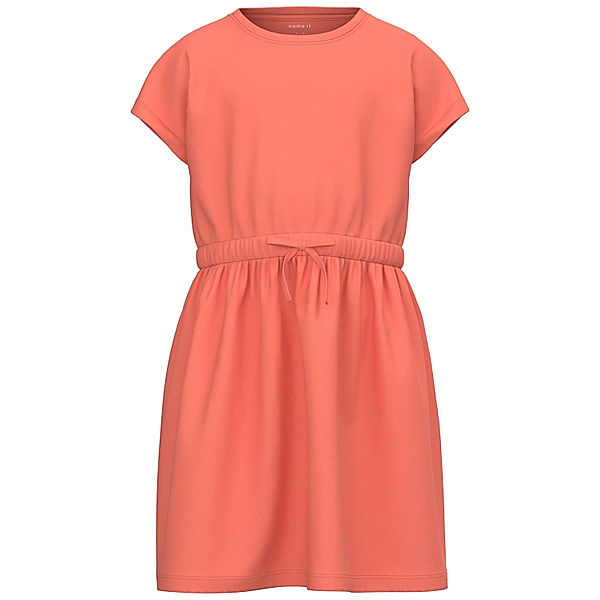 name it Kurzarmkleid NKFMIE MIDI in coral