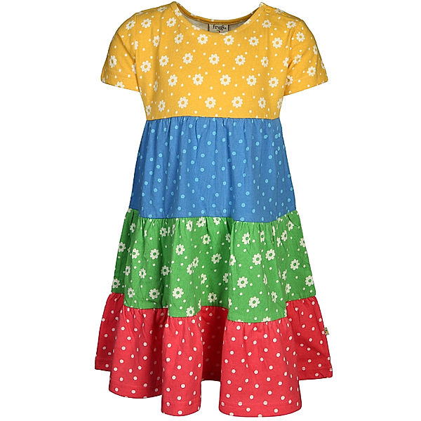 frugi Kurzarmkleid ROSIE - RAINBOW in bunt