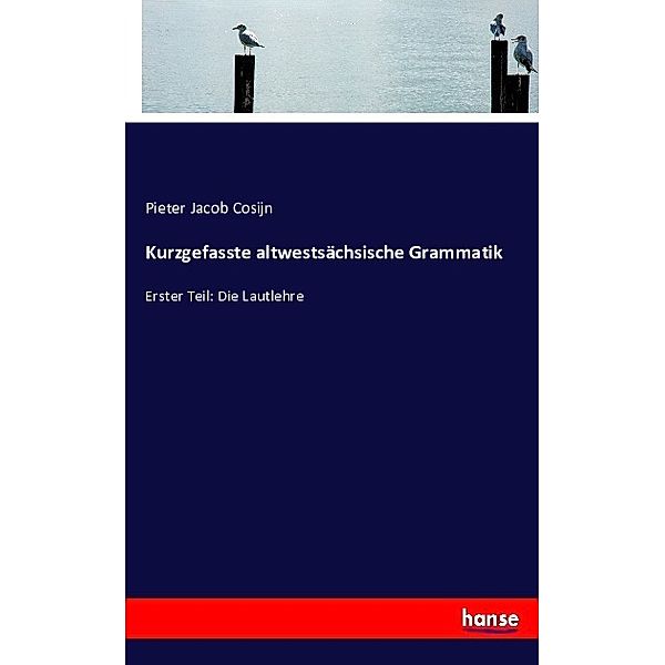 Kurzgefasste altwestsächsische Grammatik, Pieter Jacob Cosijn