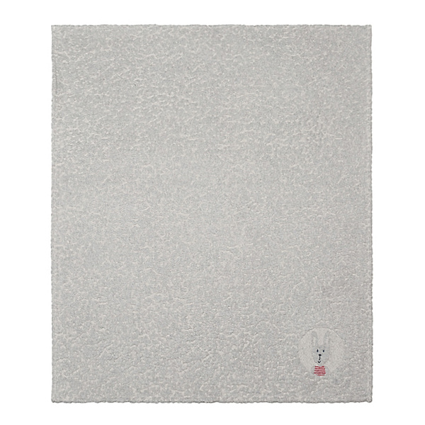 David Fussenegger Kuscheldecke TEDDY - HASE (65x90) mit Stickerei in weiß