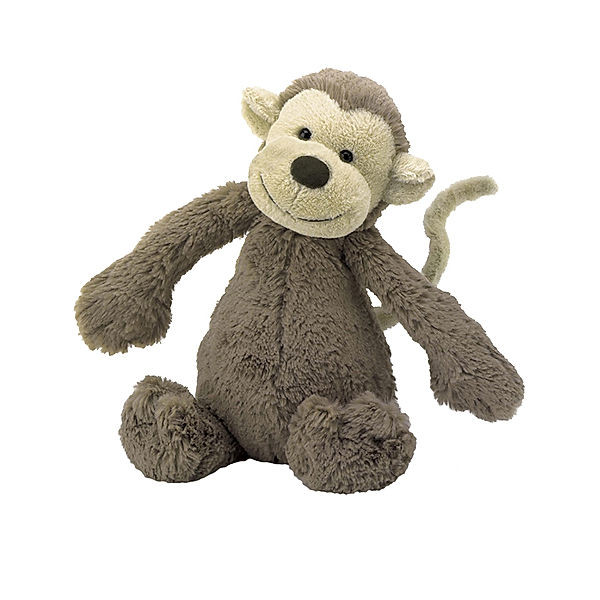 Jellycat Kuscheltier BASHFUL MONKEY (31cm) in braun