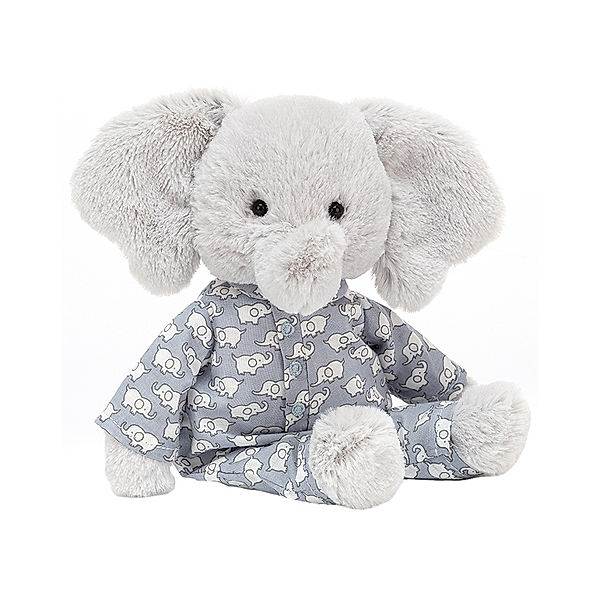 Jellycat Kuscheltier BEDTIME ELEPHANT SMALL (23cm) in blau/grau