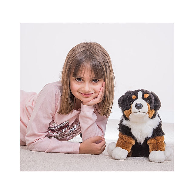 Kuscheltier BERNER SENNENHUND 29 cm sitzend in schwarz kaufen