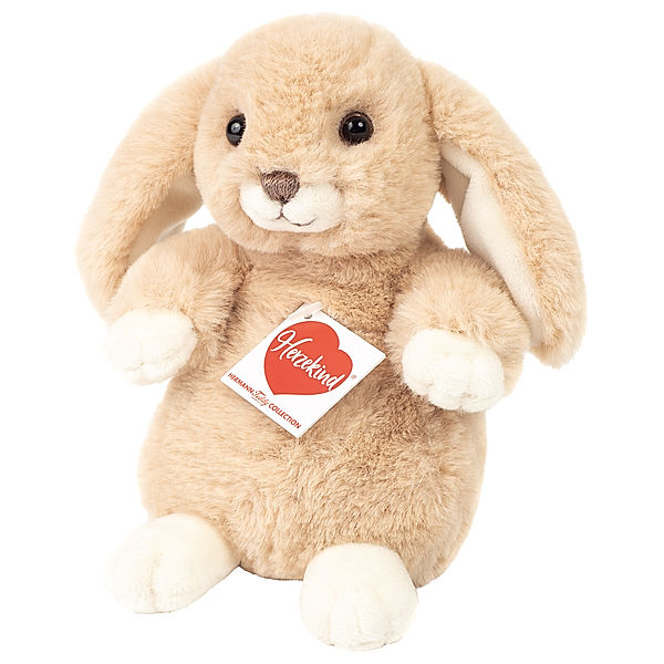 Hermann Teddy Kuscheltier HASE MILA (17 cm) in beige