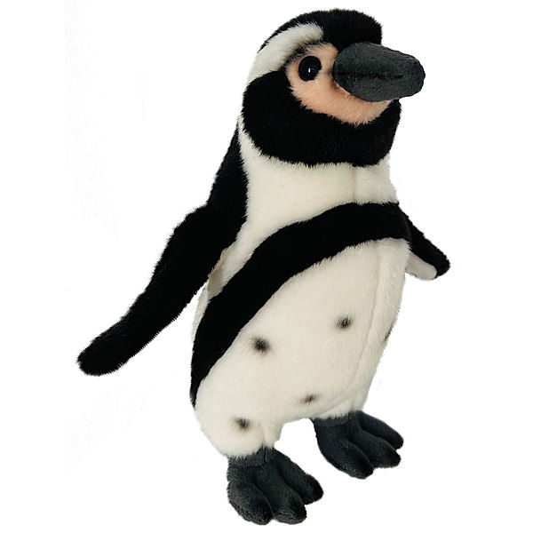 Hermann Teddy Kuscheltier HUMBOLDT-PINGUIN (25cm) in schwarz/weiß