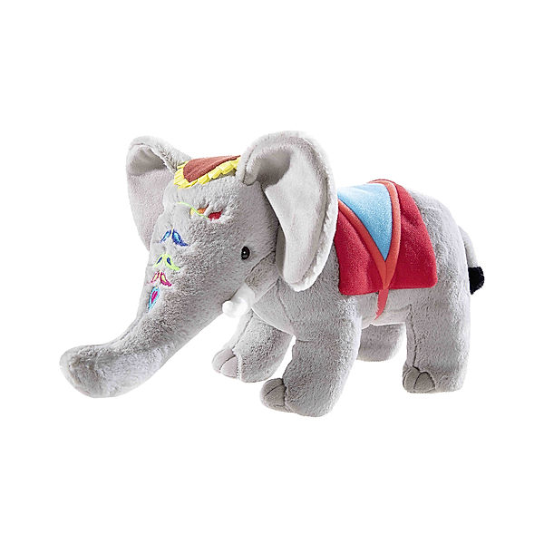 Heunec Kuscheltier KUSCHELKARAWANE - ELEFANT EL-FANTI (35cm) in grau